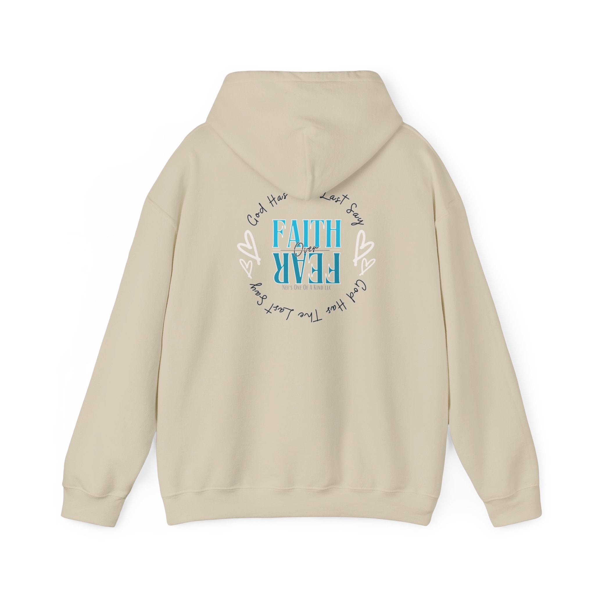 Faith over Fear Unisex Heavy Hoodie
